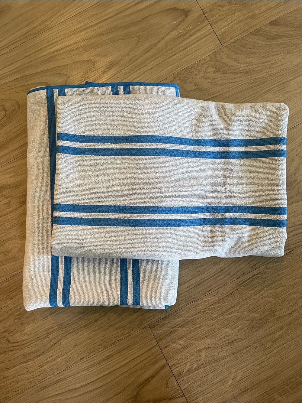 Norwex Marine Striped Bath Towels